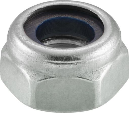 Picture of Conmetall Nylon Insert Nut A2 Stainless Steel M5