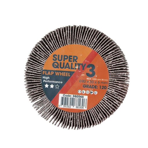 Picture of Super Quality 3 Flap Wheel 80 x 50mm P120